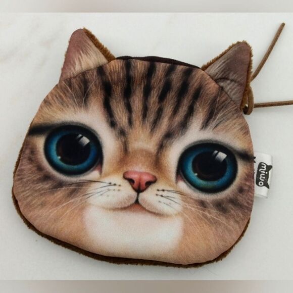 Free Kitty Cat Coin Purse Kids Girls Women - Picture 9 of 9